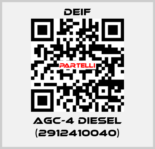 AGC-4 Diesel (2912410040) Deif