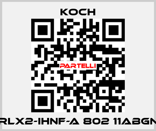 RLX2-IHNF-A 802 11ABGN KOCH