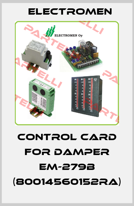 CONTROL CARD for damper EM-279B (80014560152RA) Electromen