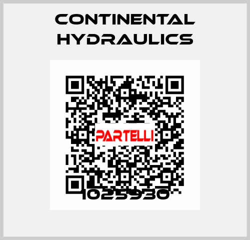 1025930 Continental Hydraulics