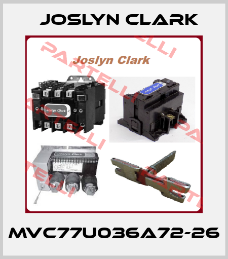 MVC77U036A72-26 Joslyn Clark