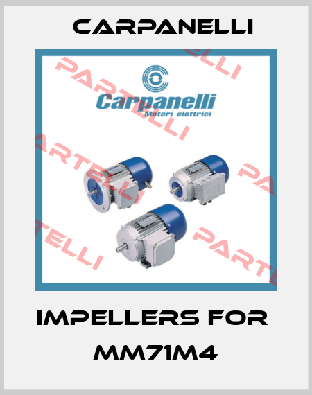 Impellers for  MM71M4 Carpanelli