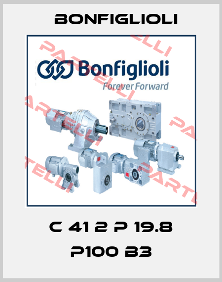 C 41 2 P 19.8 P100 B3 Bonfiglioli