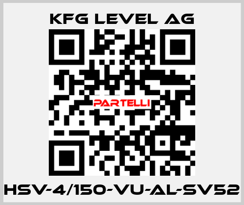 HSV-4/150-VU-AL-SV52 KFG Level AG