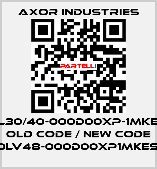 MKM120L30/40-000D00XP-1MKES1BR1XX old code / new code MKM120LV48-000D00XP1MKES1BR1XX Axor Industries