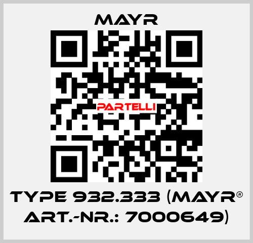 Type 932.333 (mayr® Art.-Nr.: 7000649) Mayr