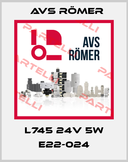 L745 24V 5W E22-024 Avs Römer