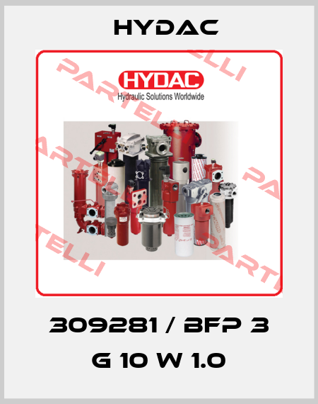 309281 / BFP 3 G 10 W 1.0 Hydac