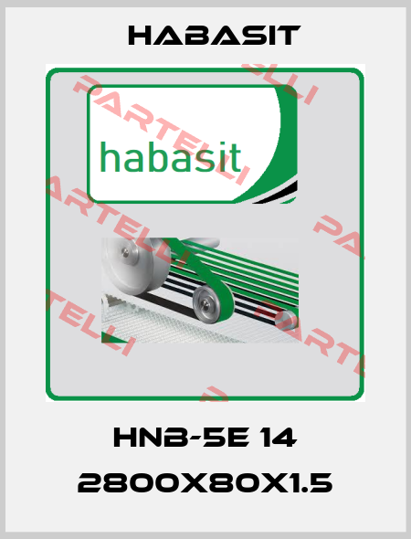 HNB-5E 14 2800X80X1.5 Habasit