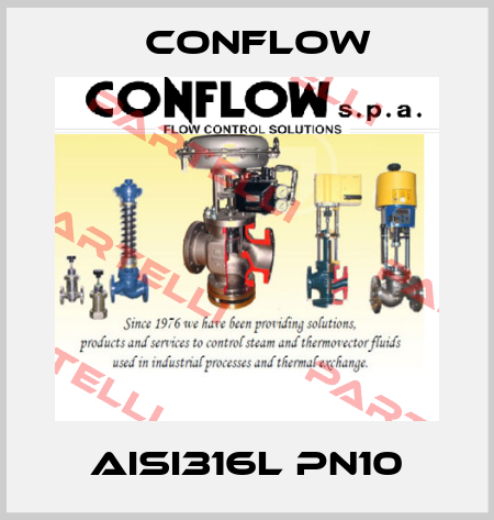 AISI316L PN10 CONFLOW
