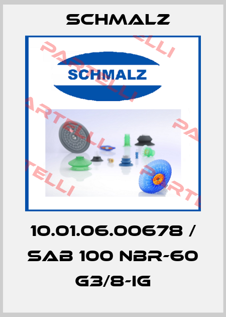 10.01.06.00678 / SAB 100 NBR-60 G3/8-IG Schmalz