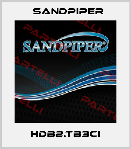 HDB2.TB3CI Sandpiper