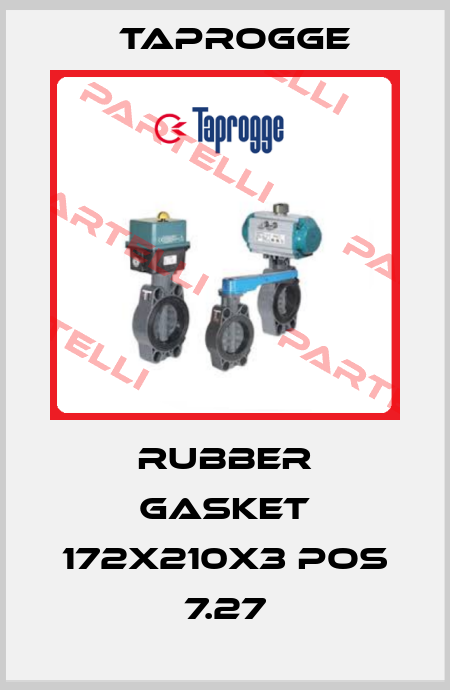 Rubber Gasket 172x210x3 Pos 7.27 Taprogge