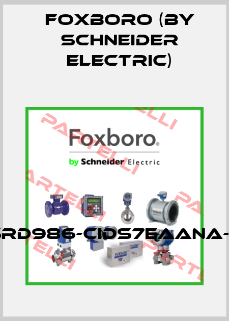 SRD986-CIDS7EAANA-F Foxboro (by Schneider Electric)