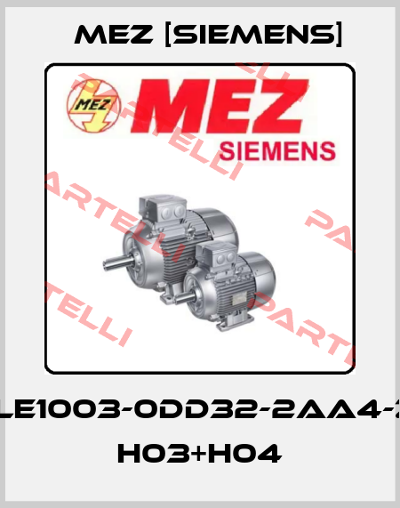 1LE1003-0DD32-2AA4-Z H03+H04 MEZ [Siemens]