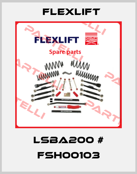 LSBA200 # FSH00103 Flexlift