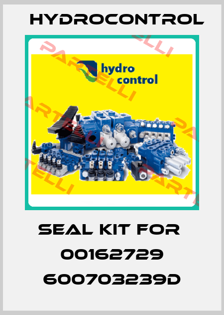 Seal kit for  00162729 600703239D Hydrocontrol