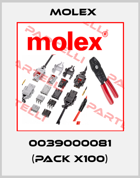0039000081 (pack x100) Molex