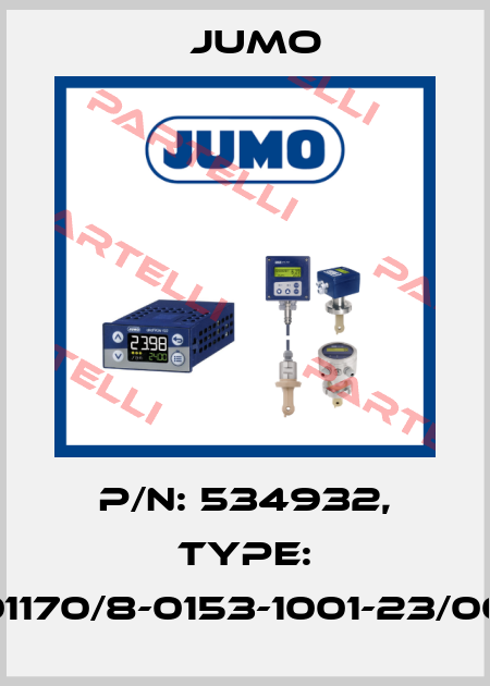 P/N: 534932, Type: 701170/8-0153-1001-23/000 Jumo