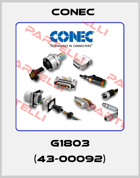 G1803 (43-00092) CONEC
