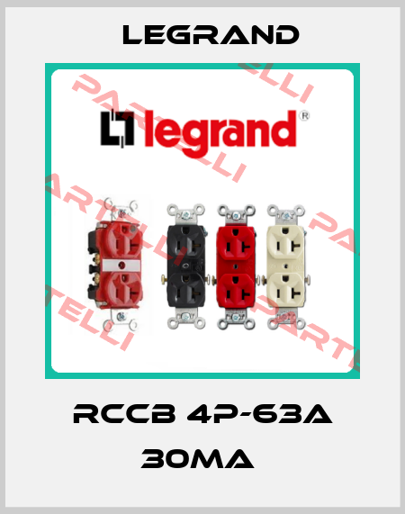 RCCB 4P-63A 30MA  Legrand