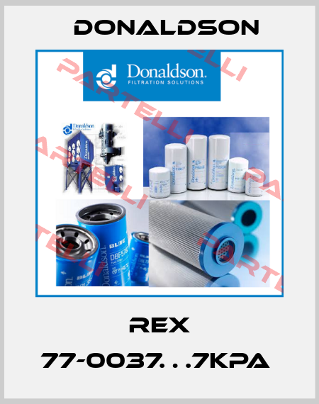 REX 77-0037…7KPA  Donaldson