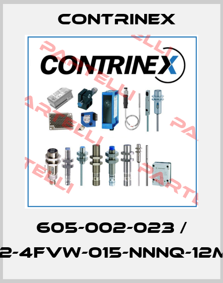 605-002-023 / S12-4FVW-015-NNNQ-12MG Contrinex