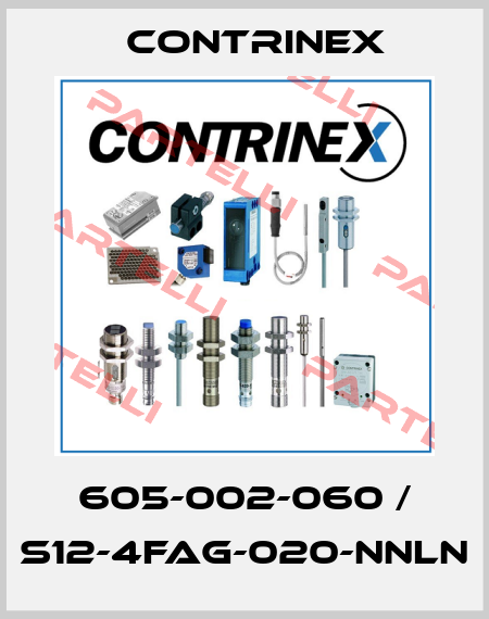 605-002-060 / S12-4FAG-020-NNLN Contrinex