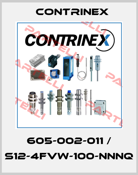 605-002-011 / S12-4FVW-100-NNNQ Contrinex