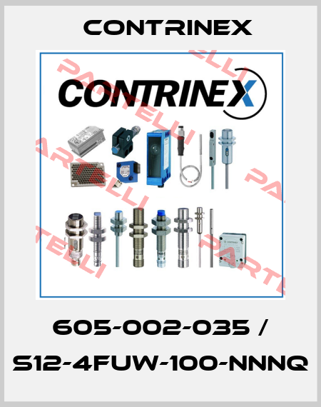 605-002-035 / S12-4FUW-100-NNNQ Contrinex