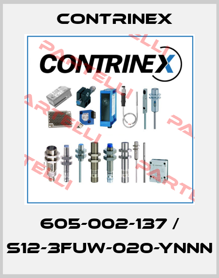 605-002-137 / S12-3FUW-020-YNNN Contrinex