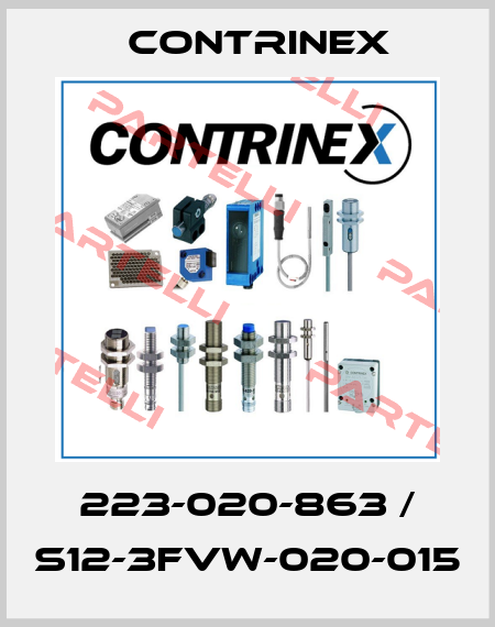 223-020-863 / S12-3FVW-020-015 Contrinex
