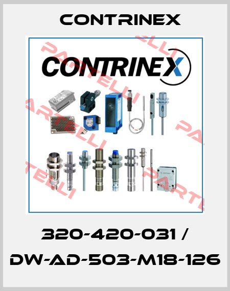 320-420-031 / DW-AD-503-M18-126 Contrinex