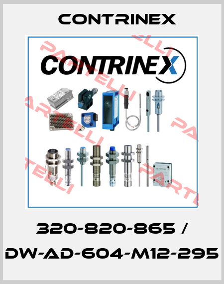 320-820-865 / DW-AD-604-M12-295 Contrinex