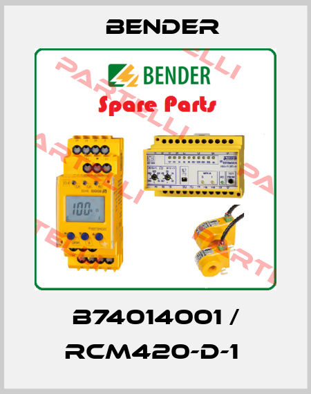 B74014001 / RCM420-D-1  Bender