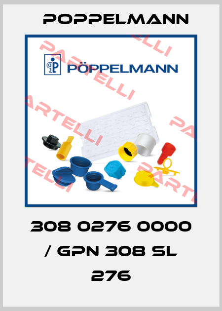 308 0276 0000 / GPN 308 SL 276 Poppelmann