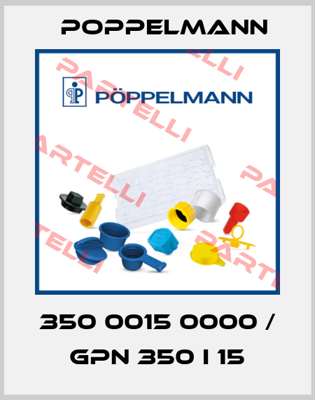 350 0015 0000 / GPN 350 I 15 Poppelmann