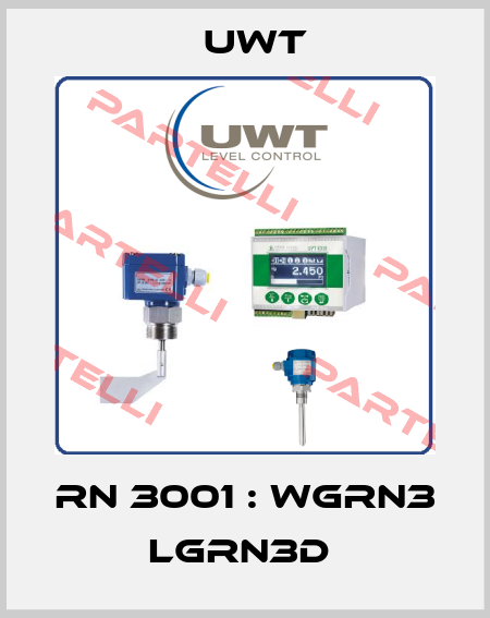 RN 3001 : WGRN3 LGRN3D  Uwt
