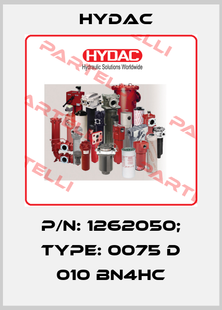 p/n: 1262050; Type: 0075 D 010 BN4HC Hydac