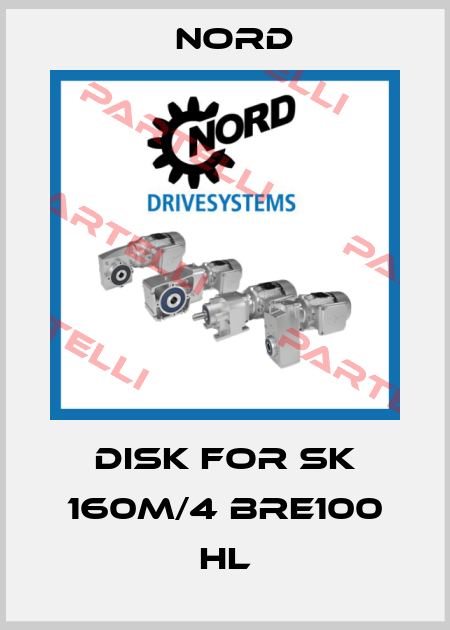 Disk for SK 160M/4 BRE100 HL Nord