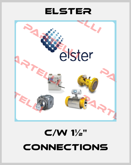 c/w 1½" connections Elster