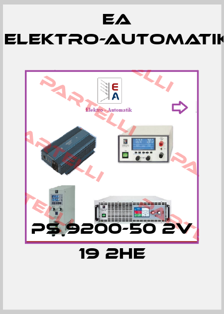 PS 9200-50 2V 19 2HE EA Elektro-Automatik