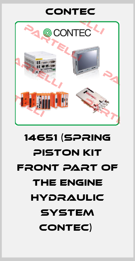 14651 (SPRING PISTON KIT FRONT PART OF THE ENGINE HYDRAULIC SYSTEM CONTEC)  Contec