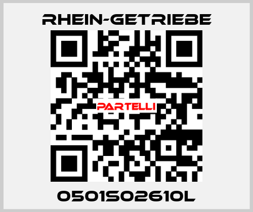 0501S02610L Rhein-Getriebe