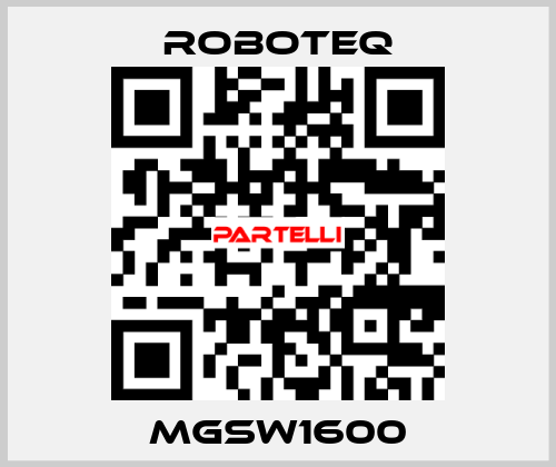MGSW1600 Roboteq