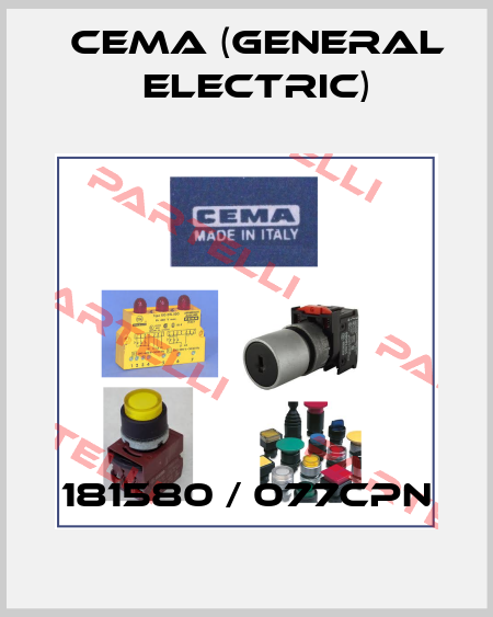 181580 / 077CPN Cema (General Electric)