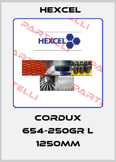 CORDUX 654-250gr L 1250mm Hexcel