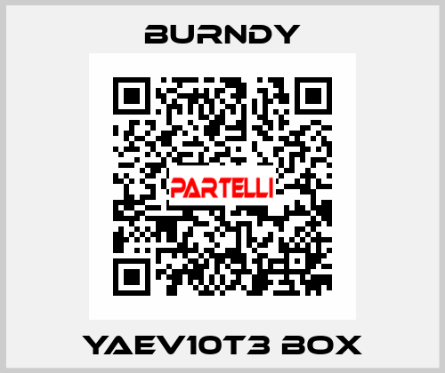 YAEV10T3 BOX Burndy