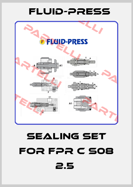 sealing set for FPR C S08 2.5  Fluid-Press