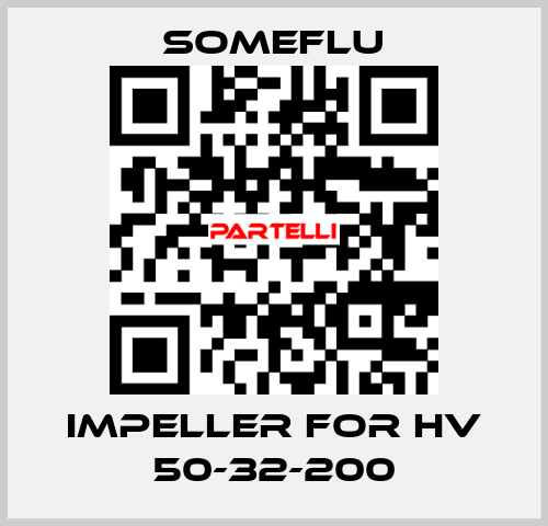 IMPELLER for HV 50-32-200 SOMEFLU